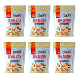 Kit 6 Un Cookies Castanha Do Pará Sem Glúten 120g   Vitao
