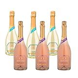 Kit 6 Und Espumante Sem Álcool Misto Branco E Rosé Zero Aurora 0 750ml