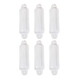 Kit 6 Uni Defensa Náutica Attwood G2 10 X 41 Cm Branca Lanch