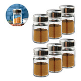 Kit 6 Unid Saleiro Pimenteiro 100ml Condimento Tempero