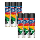 Kit 6 Unid Spray Decor Colorgin Multiuso Cores