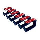 Kit 6 Unidadades Organizador De Cabos E Fios Para Mesa Oculto Fita 3M VHB 4910 Instalação Com Dupla Face Para Setups Gamers E Escritórios