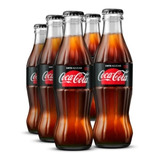 Kit 6 Unidades Coca Cola Zero Garrafa De Vidro 250ml