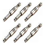 Kit 6 Unidades Plug Conector P10 Mono Ninja Santo Angelo