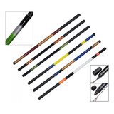 Kit 6 Varas De Mão Telescópica De 3 00 M Fibra Vidro Tilapia