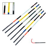 Kit 6 Varas De Mão Telescópica De 3 00 M Fibra Vidro Tilapia