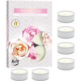 Kit 6 Velas Rechaud Perfumadas Floral Relaxante Harmonia Paz
