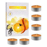 Kit 6 Velas Rechaud Perfumadas Vanilla