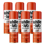 Kit 6 White Lub Super Óleo Desengripante Spray Wd 300ml