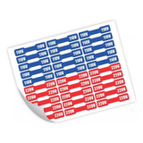 Kit 60 Etiquetas Adesivo Para Cabos Voltagem 110v 220v