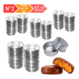Kit 60 Forma Pão De Mel N 2 Forminha Doce Aço Resistente