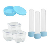 Kit 60 Lembrancinha Para Personalizar Tubete Latinha Caix 
