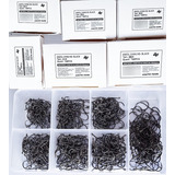 Kit 600 Anzóis Estojo C 10 Divisórias Preto Chinu 