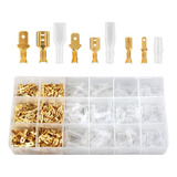 Kit 600 Conector Terminal Emenda Fio Automotivo Tipo Faston