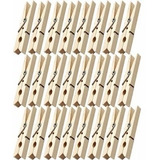 Kit 600 Pçs Prendedor Pregador De Roupa Madeira Prendedor Artesanato Kit 600 Peças