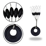 Kit 600 Stopper Pesca Borrachinhas P Travar Chumbo E Boia