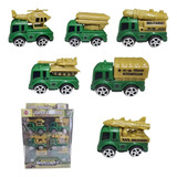 Kit 6caminhões Militares Infantil Carrinho Brinquedo Fricção