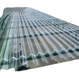Kit 6pcs Telha De Policarbonato Cristal 2 44x1 10 Conj fix