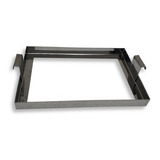 Kit 6u Bandeja Inox P pedra De Sal Rosa Himalaia 5kg 30x20x4