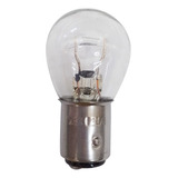 Kit 6un Lampada Comum 1034 Clear 2 Polo P21w 24v Cristal