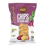 Kit 6X  Chips De Batata Doce Assado Solo Snacks 42g