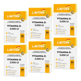 Kit 6x Lavitan Vitamina D 2000 Ui D3 Cimed Original C 30