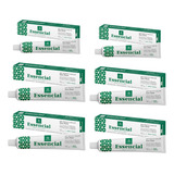 Kit 6x Pasta De Dente Vegano Sem Flúor Melaleuca E Aloe Vera