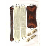 Kit 6x Peças Travessão Chincha Barrigueiras Lategos Marrom