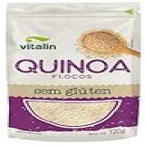 Kit 6X  Quinoa Em Flocos Sem Glúten Vitalin 120g