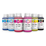 Kit 6x250ml Tinta Corante Profeel E0017 L800 L805