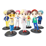Kit 7 Action Figures Qposket Bts Bangtan Boys Kpop
