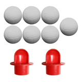 Kit 7 Bola 2 Cachimbo Para Mesa Pebolim Totó Fla flu