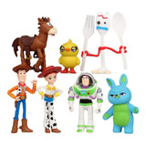 Kit 7 Bonecos Toy Story 4