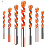 Kit 7 Brocas Diamantada Premium 6542 Fura Tudo