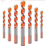 Kit 7 Brocas Diamantada Premium 6542 Fura Tudo