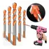 Kit 7 Brocas Fura Tudo   Porcelanato  Vidro madeira mármore