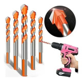 Kit 7 Brocas Fura Tudo   Porcelanato  Vidro madeira mármore
