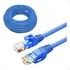 Kit 7 Cabo De Rede 5m Lan Internet Rj45 Cat5e Azul