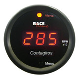 Kit 7 Conta Giros Digital Vermelho Racetronix Programável