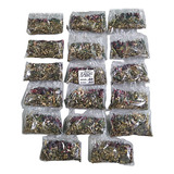Kit 7 Ervas Chá Para 17 Dias Java Hibisco Garcinia Dent Leão