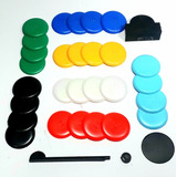 Kit 7 Jogos Botão Gulliver S Escudo Cores Variadas Plástico