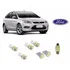 Kit 7 Lampadas Led Teto Quebra Sol Porta Luvas Ford Focus