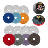 Kit 7 Lixas Diamantadas Polir Gra Rebolo Suporte