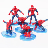 Kit 7 Miniaturas Homem Aranha Posições