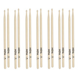 Kit 7 Pares Baquetas