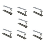 Kit 7 Pçs Ralo Linear 75cm Tampa Oculta C Fecha Versaille