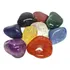 Kit 7 Pedras Cristais Naturais Dos Chakras + Yin Yang Grande