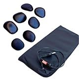 Kit 7 Pedras Quentes Vulcânicas Bolsa Aquecedora 127v 220v