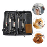 Kit 7 Pet Tesouras Shop Profissionais Banho Tosa 7 Polegadas