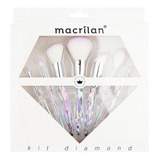 Kit 7 Pincéis Profissionais Diamond Ed003